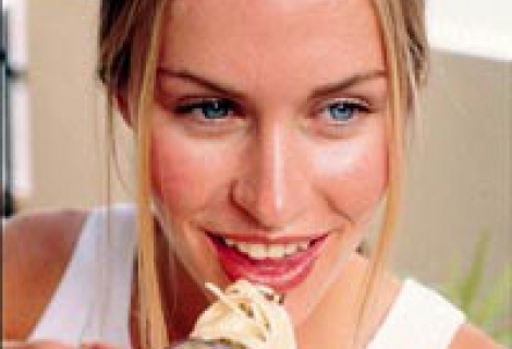 Konsantrasyon için et huzur için makarna!